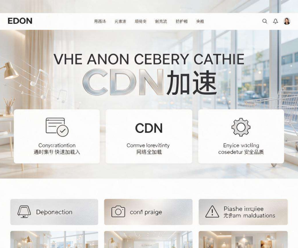 高防CDN加速电商页面 打造兼具极速与安全的购物体验