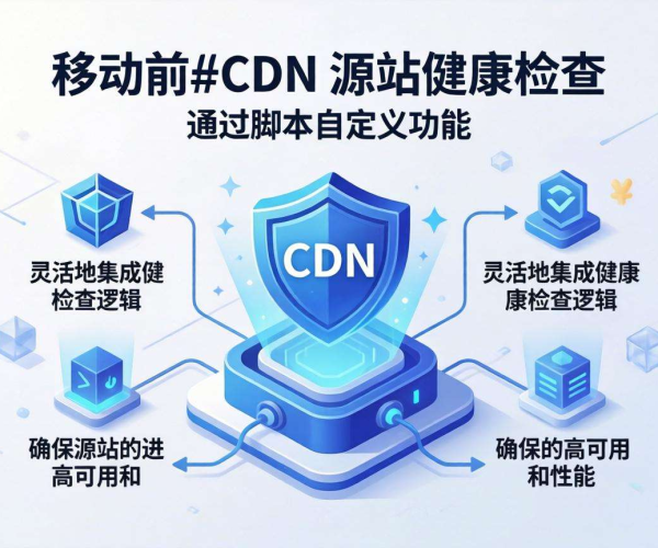 移动屏蔽CDN源站健康检查：是否支持脚本自定义