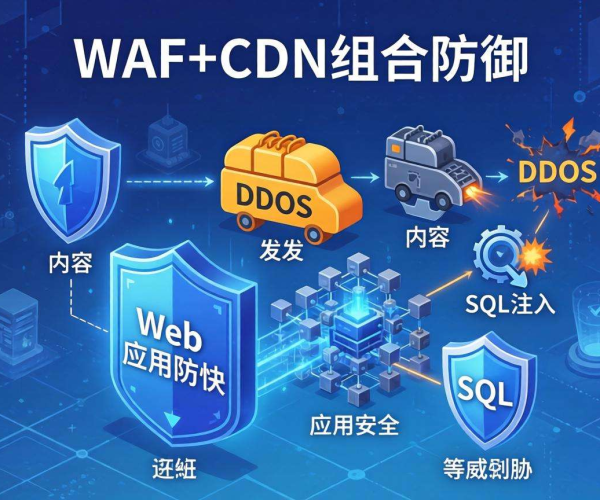 WAF与CDN组合防御架构图免费下载，助力网络安全防护