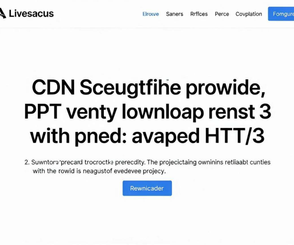 企业官网CDN加速电子画册PPT下载，HTTP/3助力2026快速实现