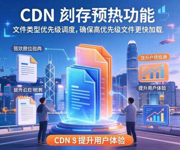香港CDN缓存预热：是否支持按文件类型优先级调度？