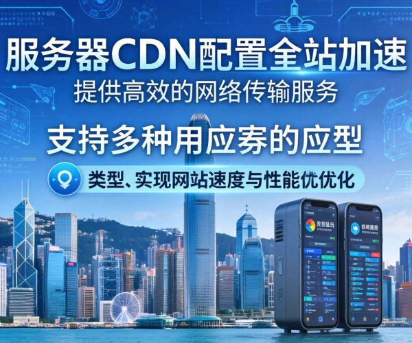 香港服务器CDN配置实现全站加速，提升网站访问速度与性能