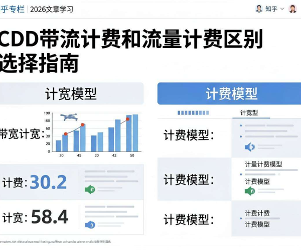 CDN带宽计费与流量计费区别选择指南：2026文章学习要点