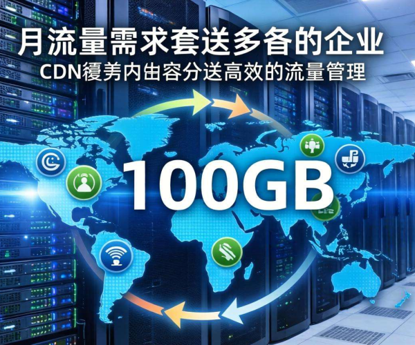 月流量100G适用的CDN套餐推荐，让你的网络加速更高效