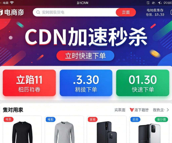 电商CDN加速：让秒杀页面静态资源极速加载，畅享购物狂欢