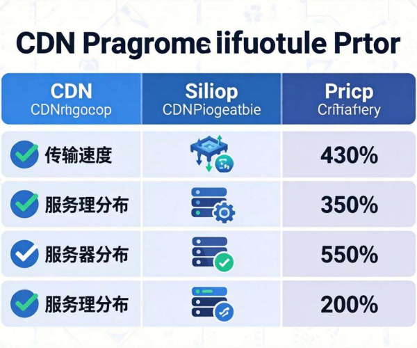 小网站CDN怎么选？5款CDN性价比对比揭秘