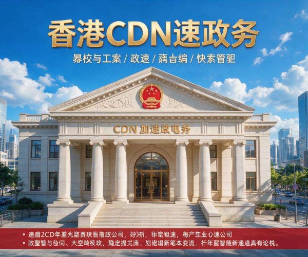 香港CDN加速助力政务高效运行