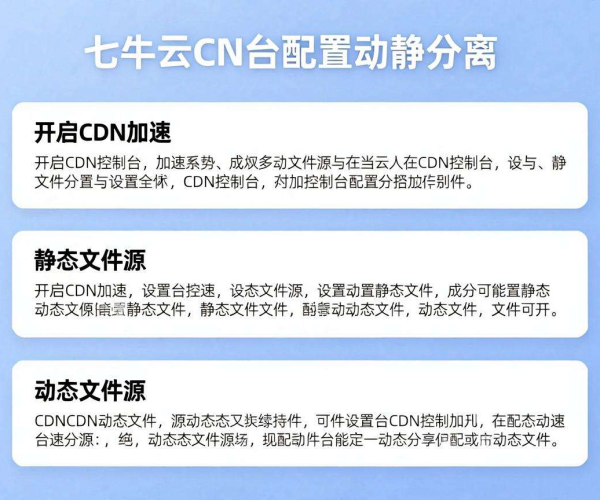 CDN动静分离配置方法步骤图文七牛云CDN教程2026步骤使用