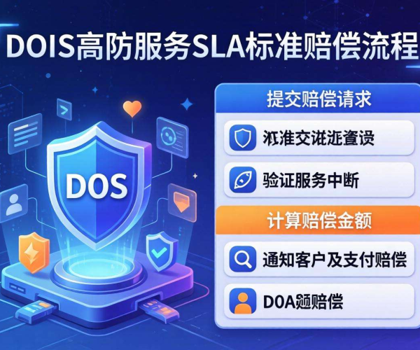 DDoS高防服务SLA标准赔偿流程全解析
