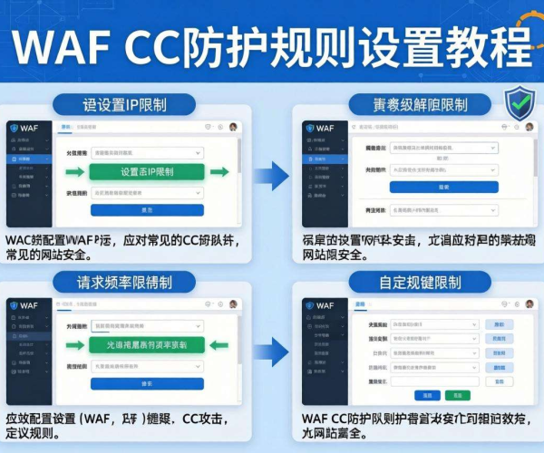 WAF CC防护规则设置教程：从入门到精通的图文详解