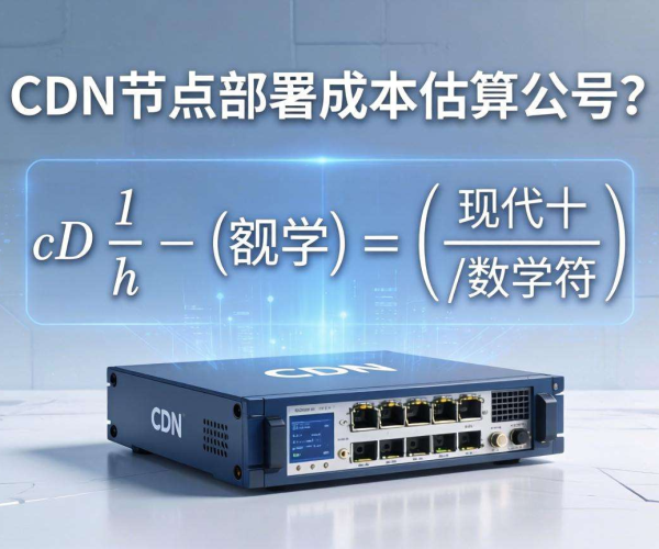 CDN厂商CDN节点部署成本估算公式解析与应用