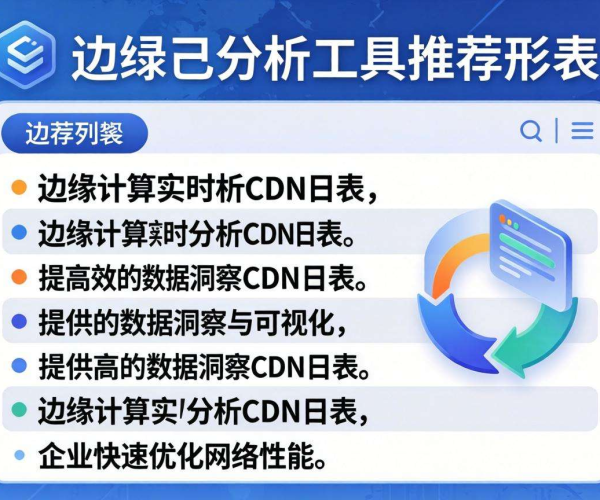 CDN边缘日志分析工具推荐列表：助力高效日志分析与业务优化