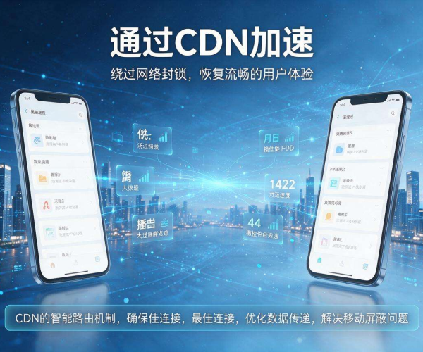 CDN解决移动屏蔽原理：如何突破限制实现流畅网络体验