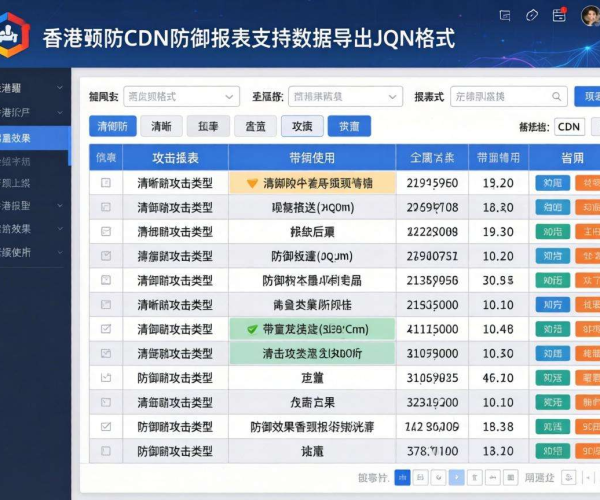 香港高防CDN防御报表：是否支持数据导出为JSON格式？