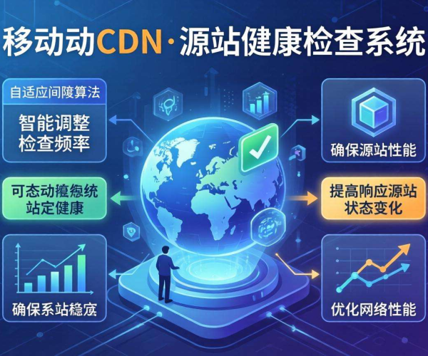 移动屏蔽CDN的源站健康检查是否支持自定义间隔算法