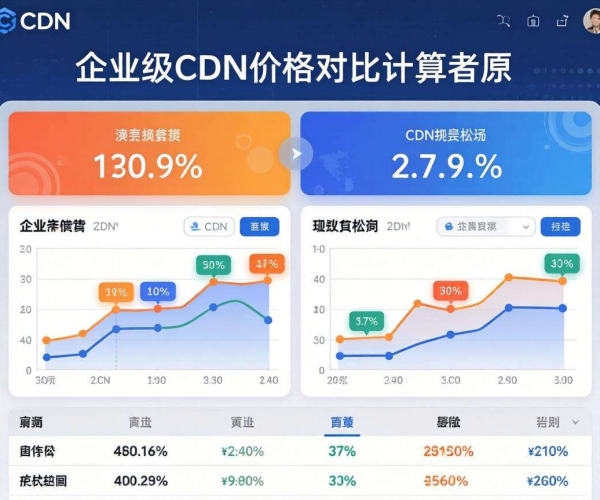 企业级CDN价格对比计算器：精准测算，助您轻松选优CDN服务