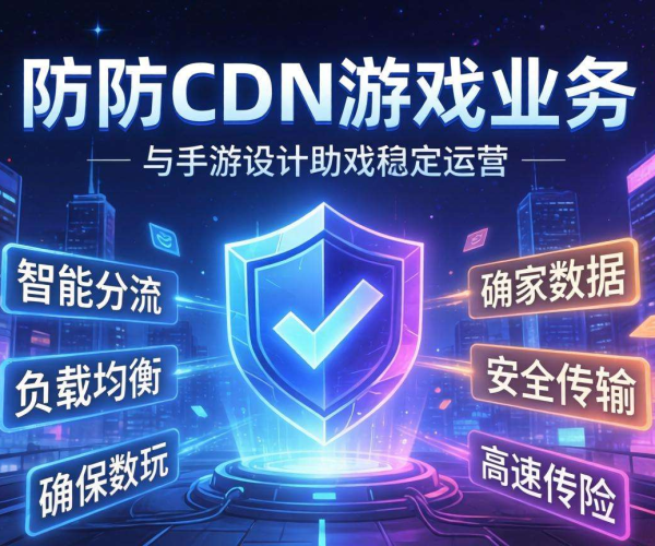 高防CDN助力手游，为游戏业务打造安全稳定的畅玩环境