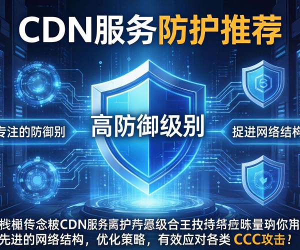 CC防护首选！这些高防CDN厂商为你的网站安全保驾护航