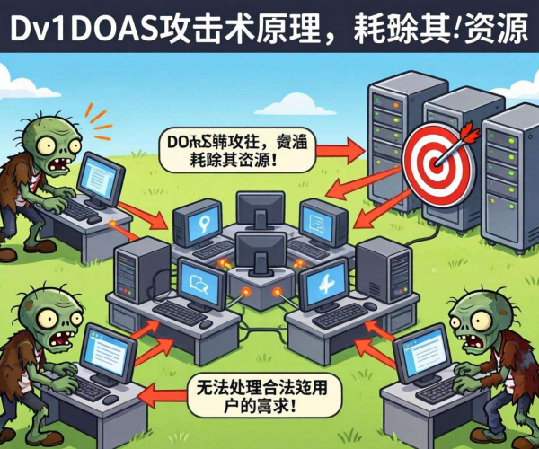 DDoS攻击原理是什么？一图带你清晰了解