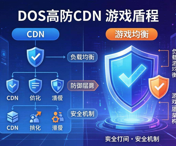 DDoS高防CDN与游戏盾架构对比：差异解析与应用考量