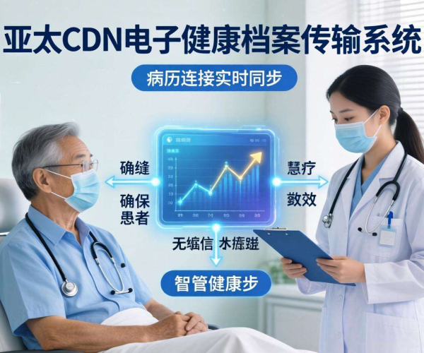 亚太CDN：助力智慧医疗实现高效电子健康档案传输
