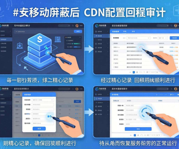 域名移动屏蔽后CDN配置回滚审计的操作方法与要点