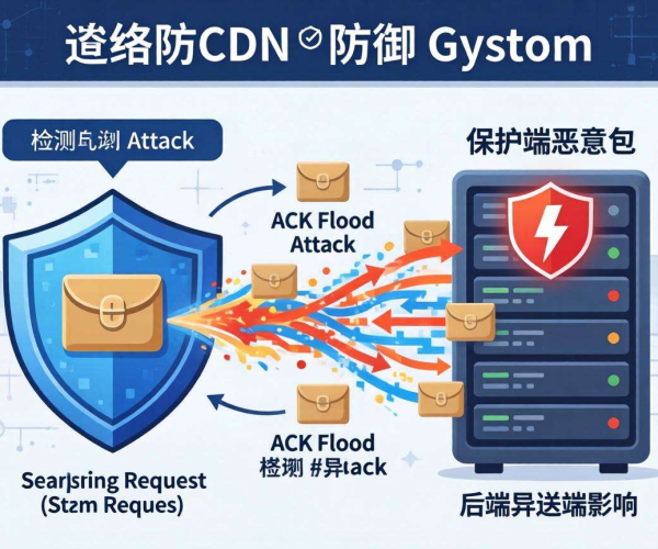 高防CDN防御ACK Flood时识别恶意包的方法