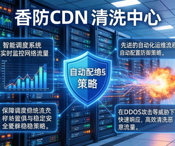 香港高防CDN防御能力与清洗中心运维自动化的紧密关联