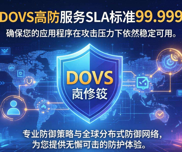 DDoS高防服务SLA标准达99.999，为网络安全筑牢坚实防线