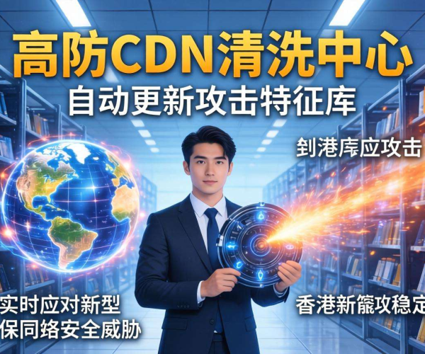 香港高防CDN的清洗中心是否支持按攻击特征库自动更新