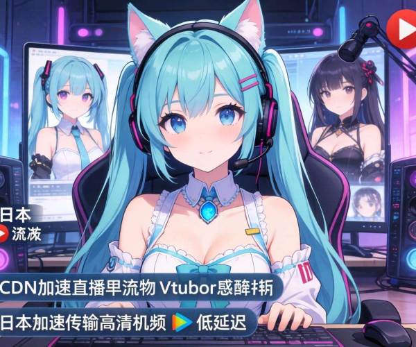 日本CDN助力，为Vtuber直播带来极致加速效果