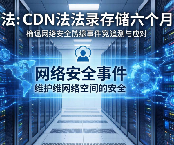 CDN日志存储时长合规要求：网络安全法规定需保留至少六个月