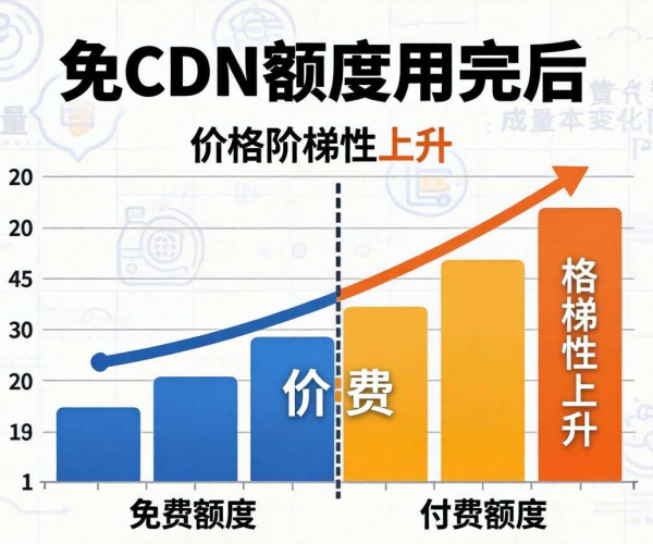 CDN免费额度用完后价格会突然变贵吗？一文为你揭秘