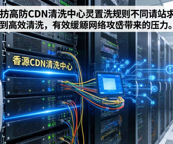 香港高防CDN清洗中心能否支持按源站进行清洗