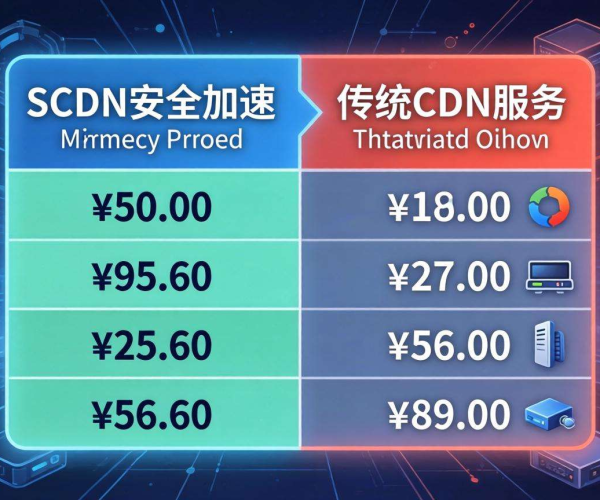 SCDN安全加速价格对比表最新出炉，速览不同方案性价比