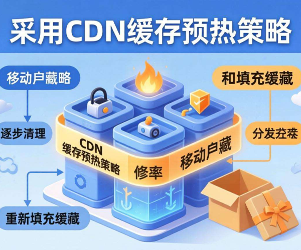 域名移动屏蔽后CDN缓存预热策略调优方法与要点