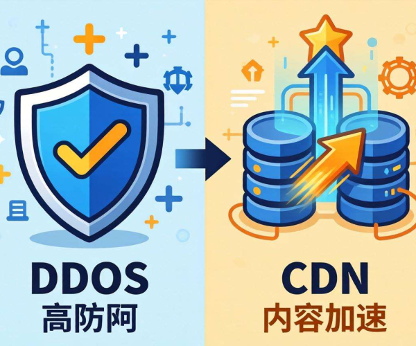 DDoS高防与CDN区别一张图，华为云手机版保存收藏指南