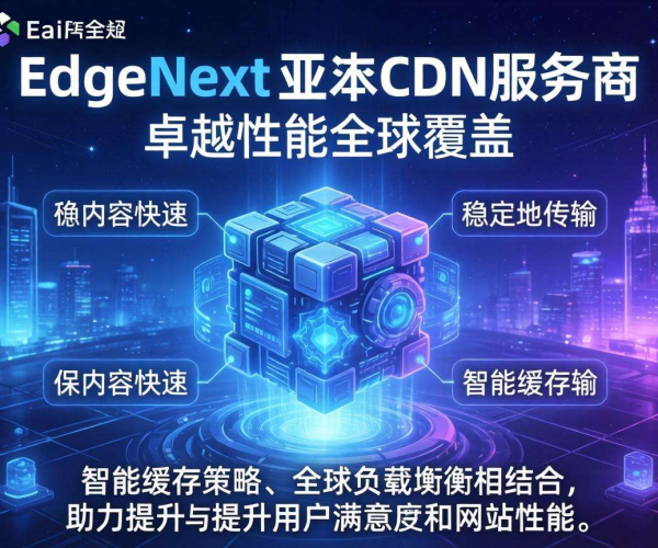 EdgeNext：值得推荐的亚太地区优质CDN服务商