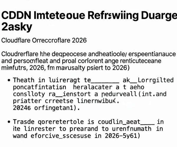 CDN刷新清理缓存时间实测数据：Cloudflare官方2026文档参考