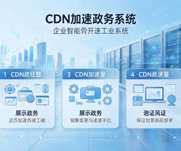 国内CDN加速政务系统 提升政务服务访问效率与稳定性