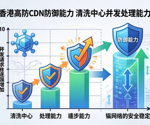 香港高防CDN防御能力与清洗中心并发处理能力的关系解析