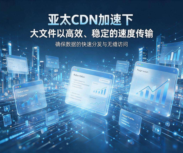 亚太CDN大文件加速 破解跨境大容量内容分发提速难题
