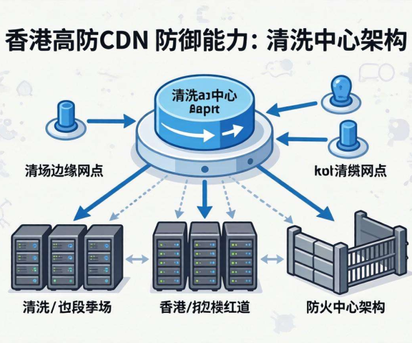 香港高防CDN防御能力与清洗中心架构的紧密关系