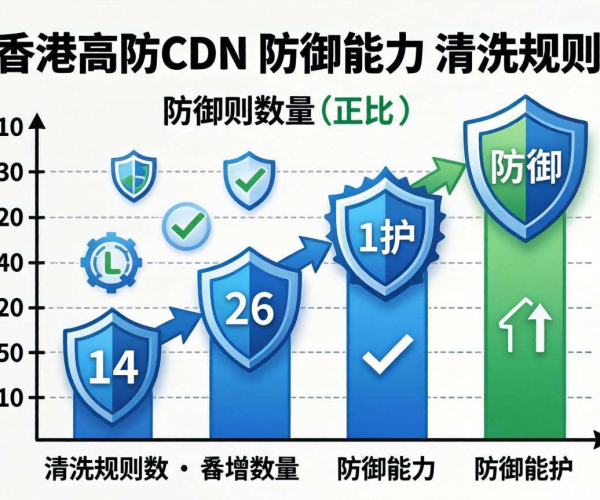 香港高防CDN防御能力与清洗规则数量的关系解析