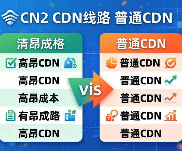 香港CN2 CDN线路较普通CDN贵多少？价格差异大揭秘