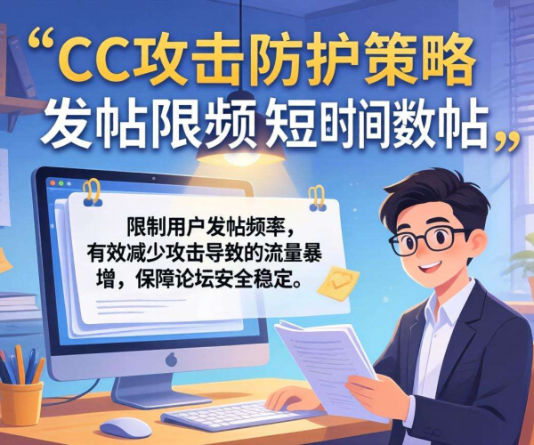 论坛CC攻击防护：发帖限频策略解析与实践要点