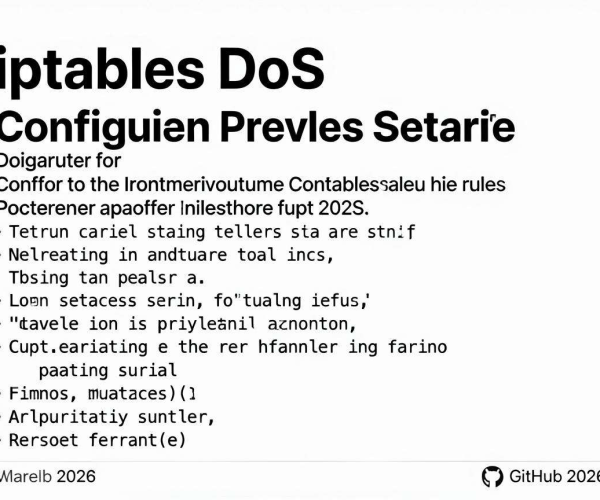 DDoS防护：防火墙规则配置实战案例 iptables脚本共享GitHub 2026