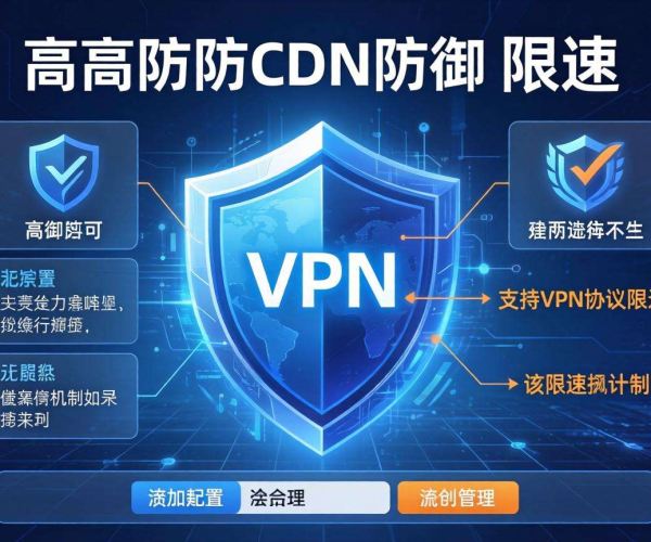 高防CDN防御PPTP反射攻击：是否支持VPN协议限速探究