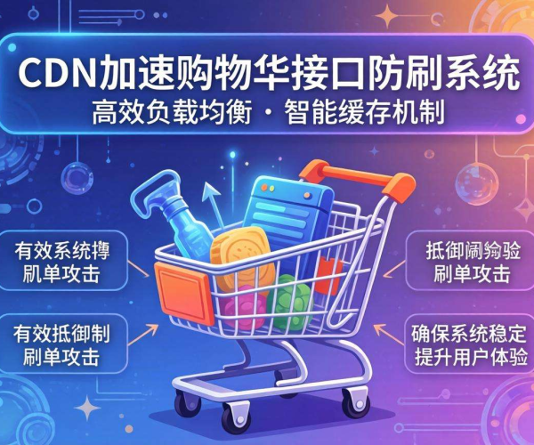 电商CDN加速购物车接口，多维度策略防范恶意刷量攻击