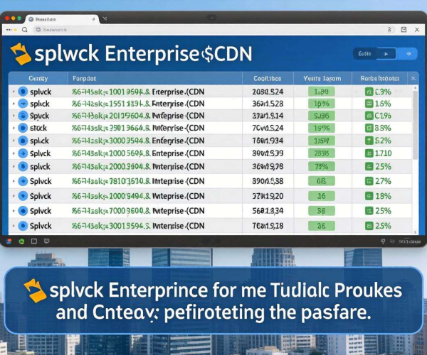 CDN日志分析：利用Splunk Enterprise挖掘数据价值与洞察